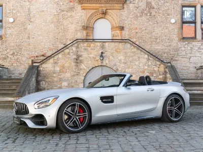 Gebraucht Mercedes AMG GT C AMG 557 PS (409 kW) 2018 Silber Cabrio