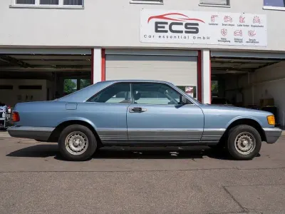 Käytetty Mercedes 500 228 HP (167 kW) 1985 Sininen Coupe - kaksiovinen