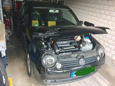 Gebraucht VW Lupo 101 PS (74 kW) 2002 Schwarz Kleinwagen