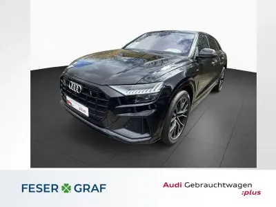 Gebraucht Audi Q8 S-Line 286 PS (210 kW) 2023 Mythosschwarz metallic SUV