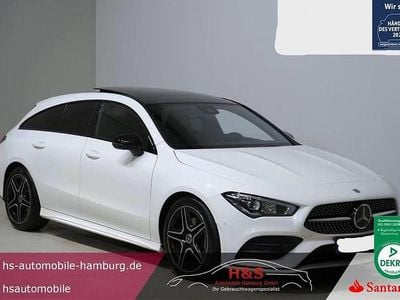 Gebraucht Mercedes CLA180 Shooting Brake AMG line 136 PS (100 kW) 2020 Polarweiss  unilack Kombi