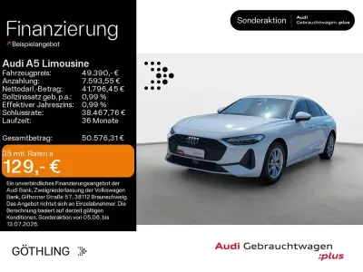 Gebraucht Audi A5 Ambiente 204 PS (150 kW) 2025 Gletscherweiß metallic Limousine