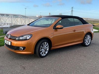 Orange Gebraucht 2016 VW Golf Cabriolet LOUNGE Cabrio | 15.750 € (Fairer Preis)
