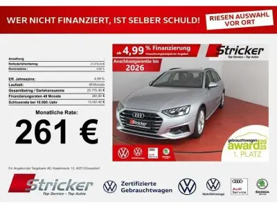 Gebraucht Audi A4 Advanced Plus 163 PS (119 kW) 2021 Florettsilber metallic Kombi