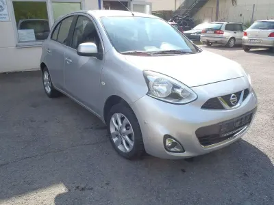 Gebraucht Nissan Micra Acenta 80 PS (58 kW) 2015 Silber Kleinwagen
