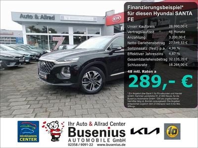 Gebraucht Hyundai Santa Fe Premium 200 PS (147 kW) 2020 Schwarz SUV