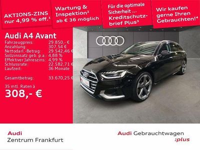 Gebraucht Audi A4 Advanced Plus 204 PS (150 kW) 2023 Mythosschwarz metallic Kombi