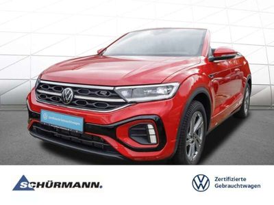 gebraucht VW T-Roc Cabriolet R-LINE 1.5 TSI DSG LEDER NAVI LED KEYLES