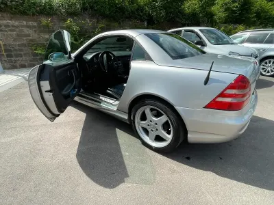 Gebraucht Mercedes SLK230 AMG 193 PS (141 kW) 1999 Silber Cabrio