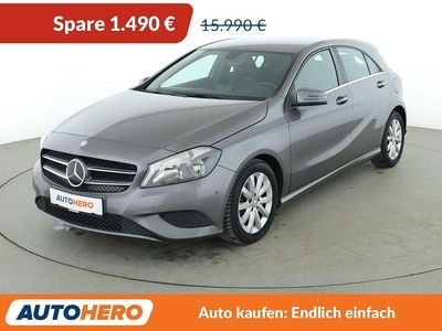 Begagnad Mercedes A200 Style 136 HK (100 kW) 2015 Grå Sedan