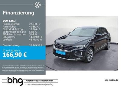 Gebraucht VW T-Roc Sportline 150 PS (110 kW) 2022 Schwarz SUV
