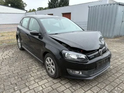 Gebraucht VW Polo Trendline 75 PS (55 kW) 2010 Schwarz Kleinwagen