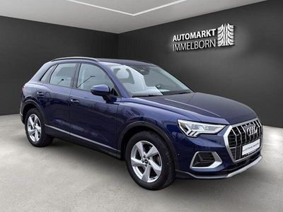 Begagnad Audi Q3 Advanced Plus 190 HK (139 kW) 2022 Blå SUV
