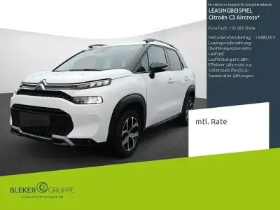 Gebraucht Citroën C3 Aircross Shine 110 PS (80 kW) 2023 Weiß SUV