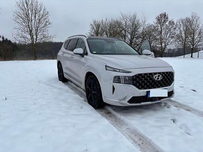 Gebraucht Hyundai Santa Fe Signature 201 PS (147 kW) 2021 Weiß SUV