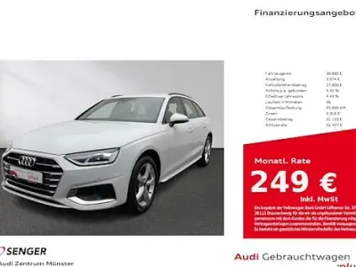 Brugt Audi A4 Advanced 190 HK (139 kW) 2024 Hvid Stationcar