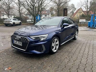 Blau Gebraucht 2021 Audi A3 S-Line Limousine | 24.100 € (Guter Preis)