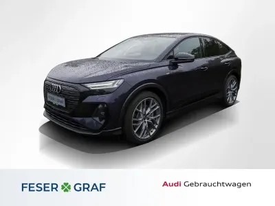 Gebraucht Audi Q4 e-tron S-Line 150 kW (204 PS) 2023 Auroraviolett metallic SUV