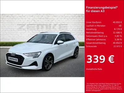 Brugt Audi A3 Advanced Plus 150 HK (110 kW) 2025 Hvid Sedan