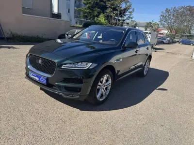 Usata Jaguar F-Pace Portfolio 300 CV (220 kW) 2016 Verde SUV