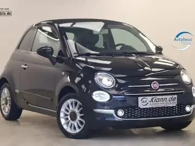 Brugt Fiat 500C Lounge 69 HK (50 kW) 2019 Sort Cabriolet