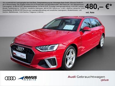 Gebraucht Audi A4 S-Line 204 PS (150 kW) 2022 Tangorot metallic Kombi