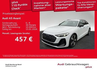 Weiß (2y gletscherweiß metallic) Gebraucht 2025 Audi A5 S-Line Kombi | 49.841 € (Superpreis)