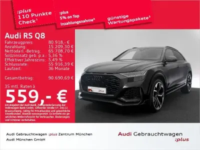 Gebraucht Audi RS Q8 Sport 600 PS (441 kW) 2022 Mythosschwarz metallic SUV
