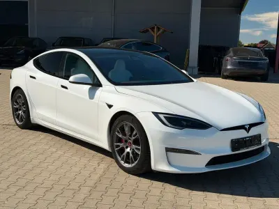 Gebraucht Tesla Model S Plaid 759 kW (1033 PS) 2024 Weiß Kleinwagen