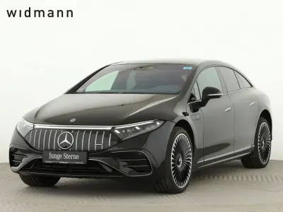 Gebraucht Mercedes EQS 53 AMG AMG Line Premium Plus 483 kW (658 PS) 2022 Metalliclack obsidianschwarz metallic Kleinwagen