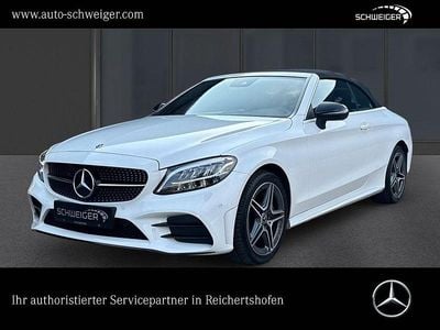 Gebraucht Mercedes C180 AMG line 156 PS (114 kW) 2019 Weiß Cabrio