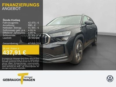 Schwarz Gebraucht 2025 Skoda Kodiaq Selection SUV | 42.470 € (Fairer Preis)