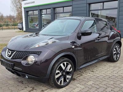 Gebraucht Nissan Juke Acenta 117 PS (86 kW) 2014 Violett/schwarz SUV