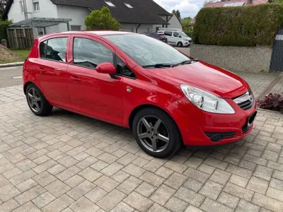 Gebraucht Opel Corsa 80 PS (58 kW) 2009 Rot Kleinwagen