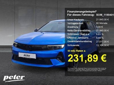 Gebraucht Opel Astra 131 PS (96 kW) 2024 Blau/typ aussenverkleidung dr Kombi