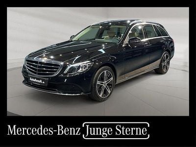 Metalliclack obsidianschwarz Gebraucht 2020 Mercedes C300 Exclusive Kombi | 31.330 € (Etwas zu teuer)
