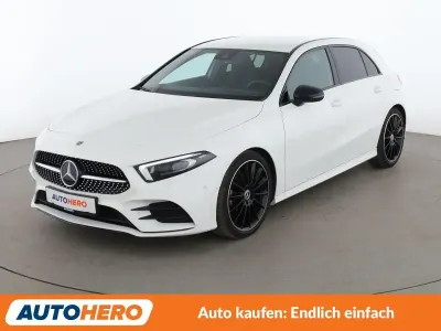 Gebraucht Mercedes A180 AMG line 136 PS (100 kW) 2020 Weiß Limousine
