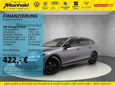 Gebraucht VW Passat R-line 193 PS (141 kW) 2024 Diabasgrau metallic grenadillschwarz met allic Kombi