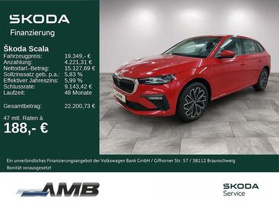 Velvetrot metallic Gebraucht 2025 Skoda Scala Tour Kleinwagen | 18.970 € (Guter Preis)