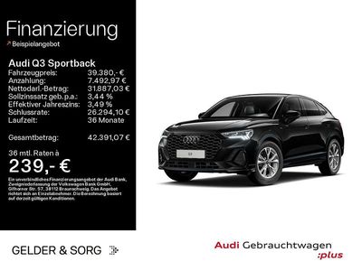 Usata Audi Q3 Sportback S-Line 150 CV (110 kW) 2025 Nero SUV