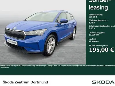 Begagnad Skoda Enyaq iV Loft 250 kW (340 HK) 2023 Blå SUV