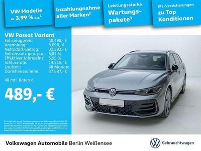 Gebraucht VW Passat R-line 150 PS (110 kW) 2024 Diabasgrau metallic grenadills Kombi