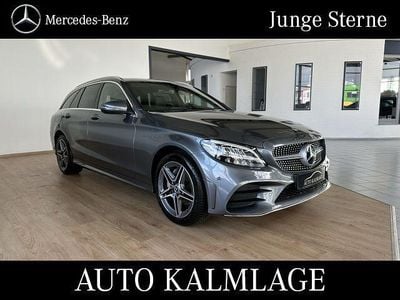 Gebraucht Mercedes C220 AMG 194 PS (142 kW) 2019 Lack selenitgrau Kombi
