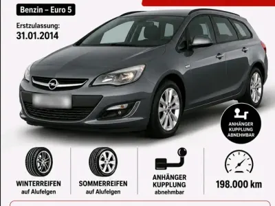 Gebraucht Opel Astra 140 PS (102 kW) 2014 Grau Kombi