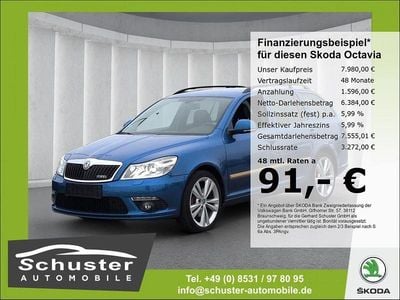 Gebraucht Skoda Octavia RS 170 PS (125 kW) 2012 Blau Kombi