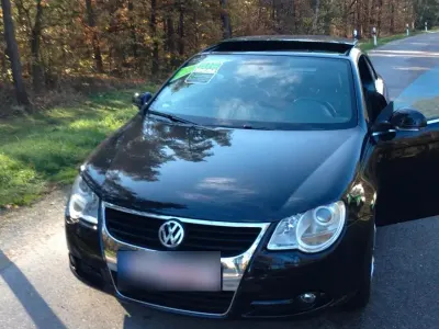 Gebraucht VW Eos 122 PS (89 kW) 2008 Schwarz Cabrio