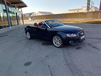 Usata Audi A5 Cabriolet S-Line 211 CV (155 kW) 2010 Blu Cabrio