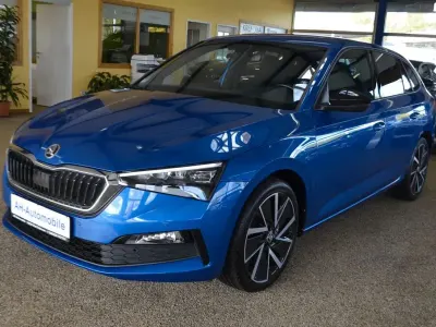 Gebraucht Skoda Scala Style 116 PS (85 kW) 2020 Raceblau metallic Kleinwagen
