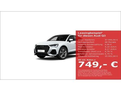 gebraucht Audi Q3 Sportback S line 40 TDI quattro S tronic Panorama+Ambiente-Lichtpaket+SONOS-Soundsystem+++