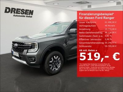 Carbonized gray/asher gray Gebraucht 2025 Ford Ranger Wildtrack Abholung | 61.490 €